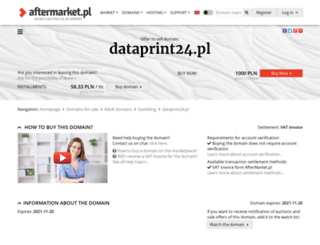 dataprint24.pl screenshot
