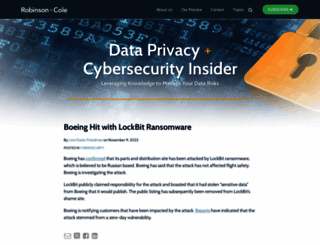 dataprivacyandsecurityinsider.com screenshot