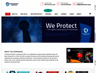 dataprotection.org.gh screenshot