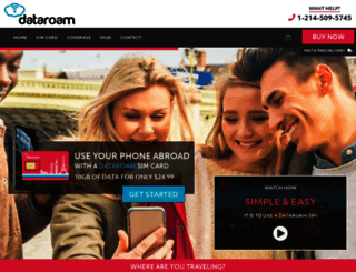 dataroam.com screenshot