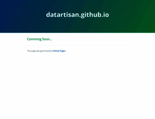 datartisan.com screenshot