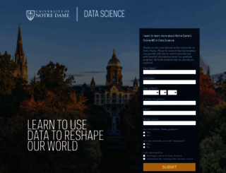 datascience-info.nd.edu screenshot