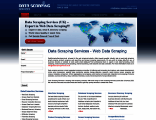 datascrapingservices.co.uk screenshot