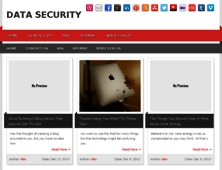 datasecuritytips.com screenshot