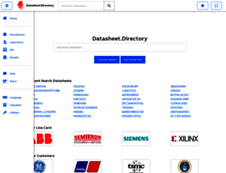 datasheet.global screenshot