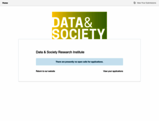 datasociety.submittable.com screenshot