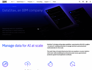 datastax.com screenshot