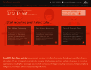 datatalent.com.au screenshot