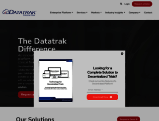 datatrak.com screenshot