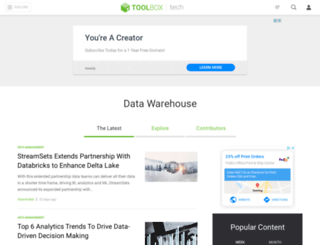 datawarehouse.ittoolbox.com screenshot