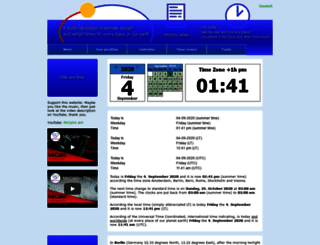 date-and-time.net screenshot