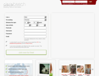 datebeach.com.au screenshot