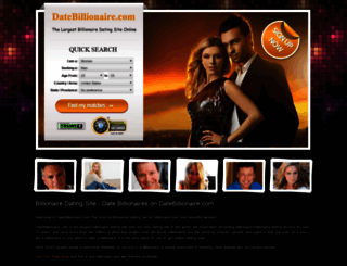datebillionaire.com screenshot