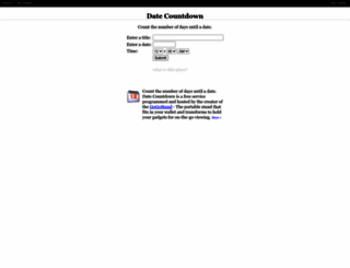 datecountdown.com screenshot