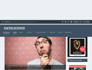 datelicious.com.au screenshot