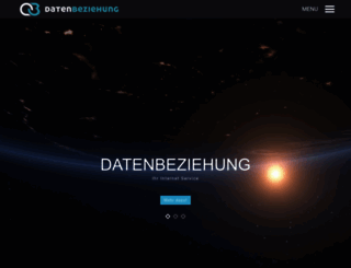 datenbeziehung.com screenshot