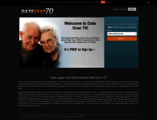dateover70.com screenshot
