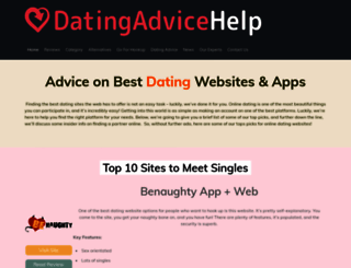 datingadvicehelp.com screenshot