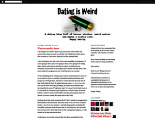 datingisweird.blogspot.com screenshot