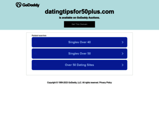 datingtipsfor50plus.com screenshot