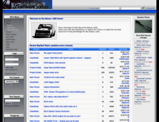 datsun1200.com screenshot
