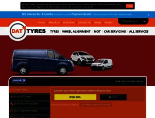 dattyres.com screenshot