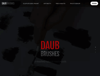daub-brushes.com screenshot