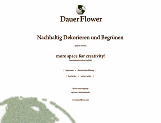 dauerflower.com screenshot