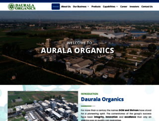 dauralaorganics.com screenshot