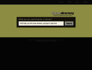 davaodirectory.com screenshot