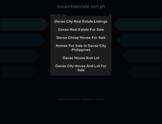 davaorealestate.com.ph screenshot
