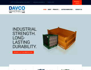 davcoindustries.ca screenshot