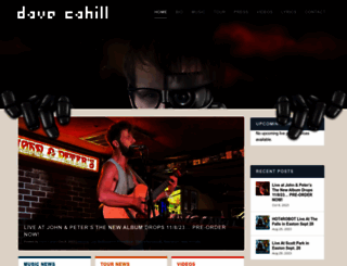davecahill.com screenshot