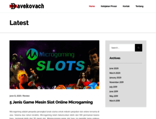 davekovach.com screenshot