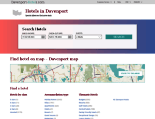 davenport-hotels.com screenshot