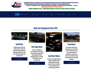 davenportboat.com screenshot