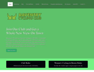 daventrycyclingclub.co.uk screenshot