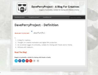 daveperryproject.com screenshot