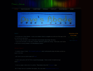 davesabode.weebly.com screenshot