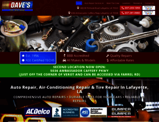 davescarcareservice.com screenshot