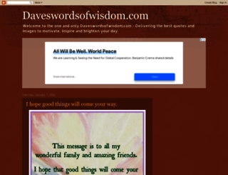 daveswordsofwisdom.com screenshot