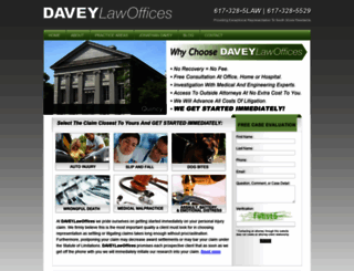 daveylawoffices.com screenshot