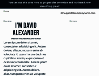 davidalexanderblog.com screenshot
