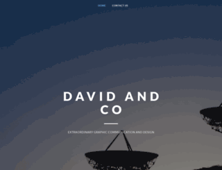 davidandcographicdesign.com screenshot