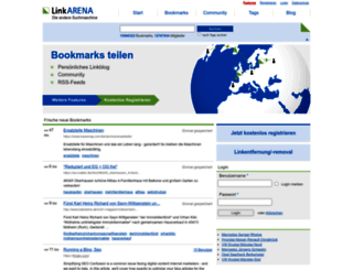 davidbendict.linkarena.com screenshot