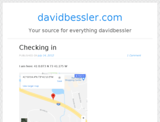 davidbessler.com screenshot