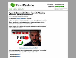 davidcantone.com screenshot