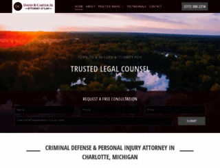 davidcarterlaw.com screenshot