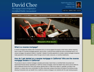 davidchee.com screenshot