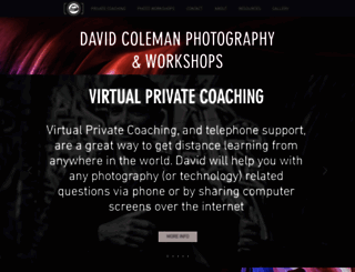 davidcolemanphotography.com screenshot